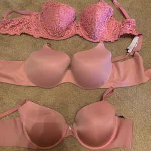 3 Victoria’s Secret Bras 36D